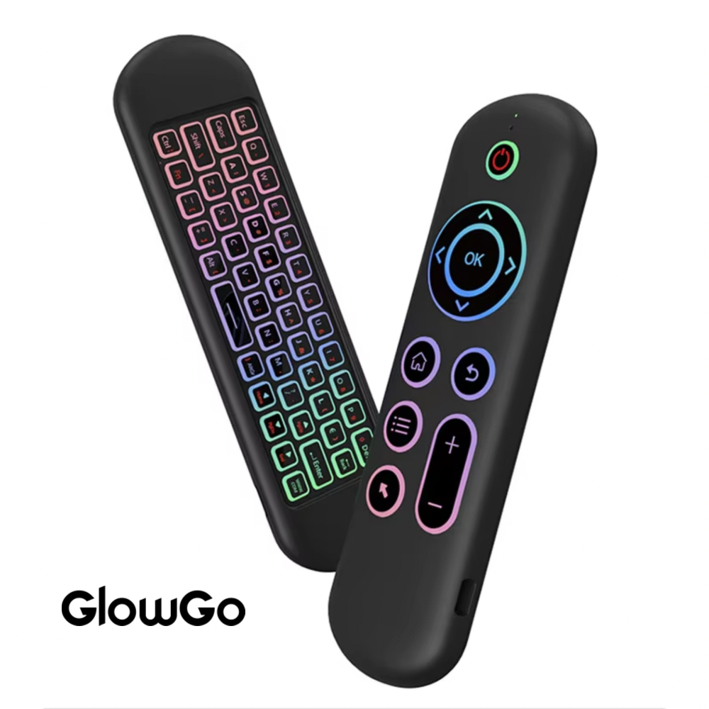 Control Remoto Air Mouse Multifuncional con Teclado QWERTY